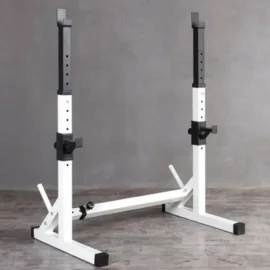 Squat Rack Commercial Half Squat Rack- White