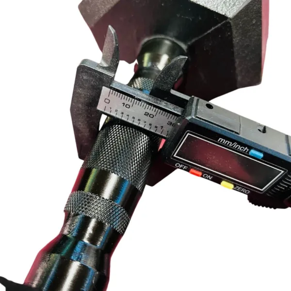 Hex dumbbell handle size