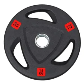 Weight Plates | Olympic Size 50mm | Rubber-Coated Grip Weights - Image 9