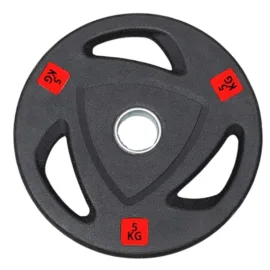 Weight Plates | Olympic Size 50mm | Rubber-Coated Grip Weights - Image 8