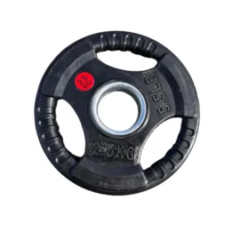 Weight Plates | Rubber Coated Iron Weights | Olympic Size 50mm - Image 9