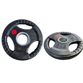 Weight Plates | Rubber Coated Iron Weights | Olympic Size 50mm - Image 10