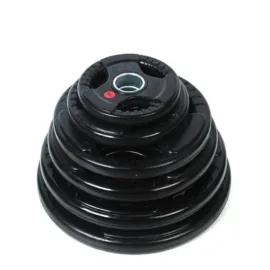 Weight Plates | Rubber Coated Iron Weights | Olympic Size 50mm - Image 12