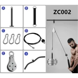 Wall Mount Pulley | Cable Machine Triceps Biceps Pulley System - Image 4