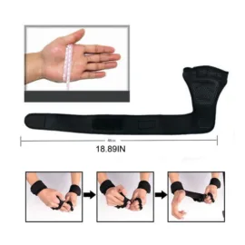 Gloves - Back view of Weightlifting-Gloves, showcasing their design.