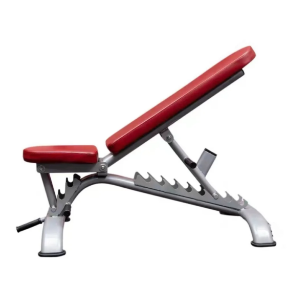 ajdutable bench red without wheel