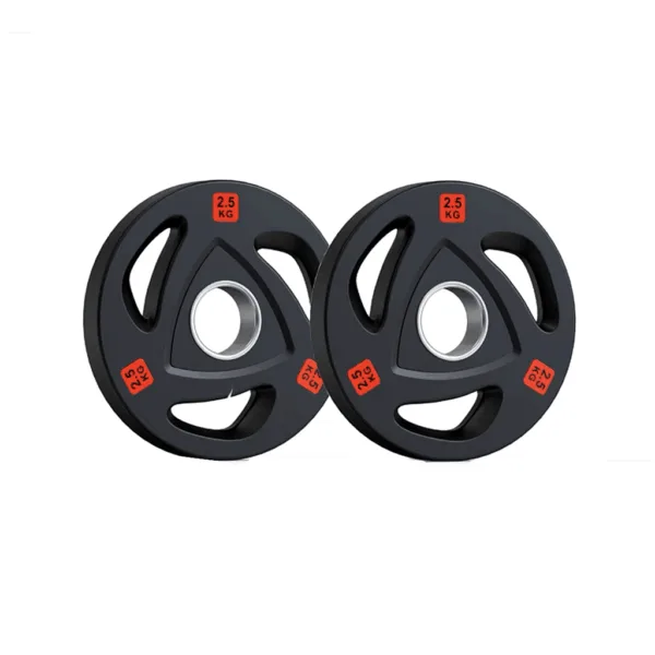 Rubber coated weights