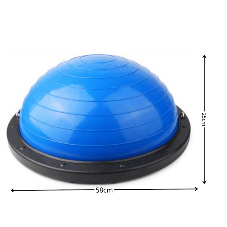 BOSU Ball | Balance Ball With Straps Flat - Lee Warehouse