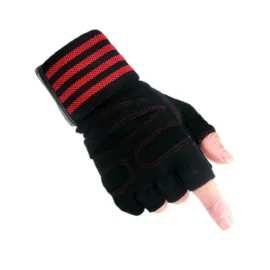 Gym Workout Gloves with Wrist Wrap Support - Image 3