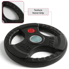 Weight Plates | Rubber Coated Iron Weights | Olympic Size 50mm - Image 15