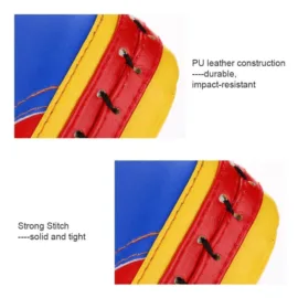 Boxing Kick Pads | Double Hand Curved Kick Pad For Adult - Image 8