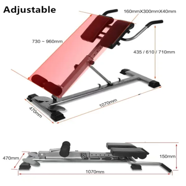 Adjustable Roman Chair Back Extension Bench Size 300x300 Resolution