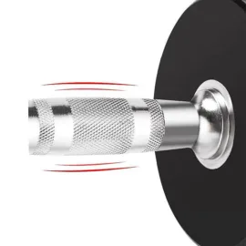 Round dumbbell handle - Silver