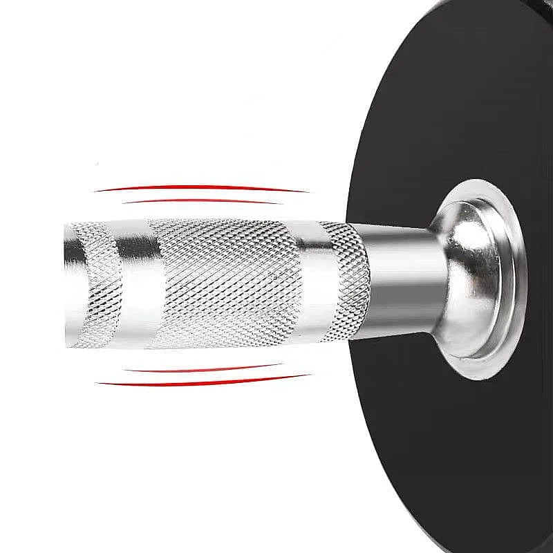 Round dumbbell handle - Silver