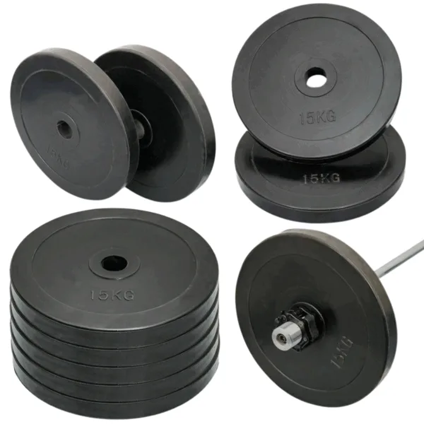Rubber Weight Set to Organize and style your gym with this display.