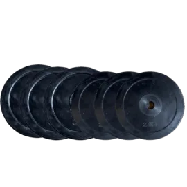 weight plate rubber weight standard size