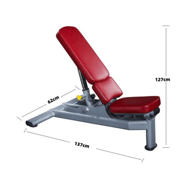 diameter of the weight bench