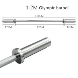 Olympic Barbell | 1.2m 500LB Silver - Image 2