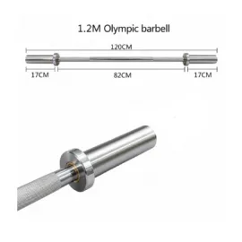 1.2m 500LB Silver Olympic Barbell02