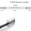 Olympic Barbell｜1.2m Olympic Straight Bar Black - Image 6