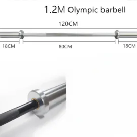 Olympic Barbell｜1.2m Black - Image 6