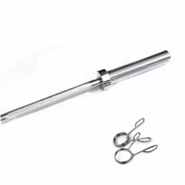 Olympic Barbell｜2.2m 300LB 15kg Silver - Image 5