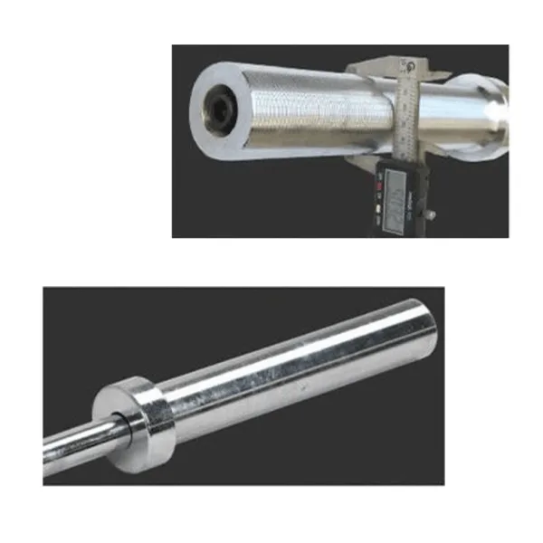 Detail of 2.2m Olympic Barbell 300lb 20kg