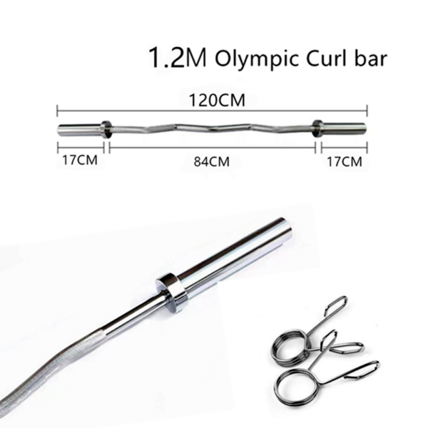 size of the barbell without bearing