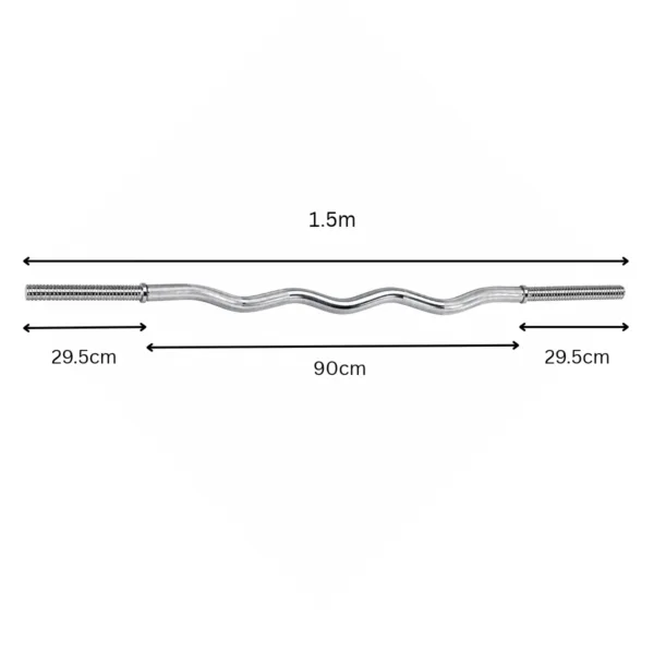1.5m Standard EZ bar size
