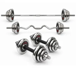 55KG Chrome Weight Set