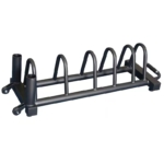 Weights rack with barbell holders