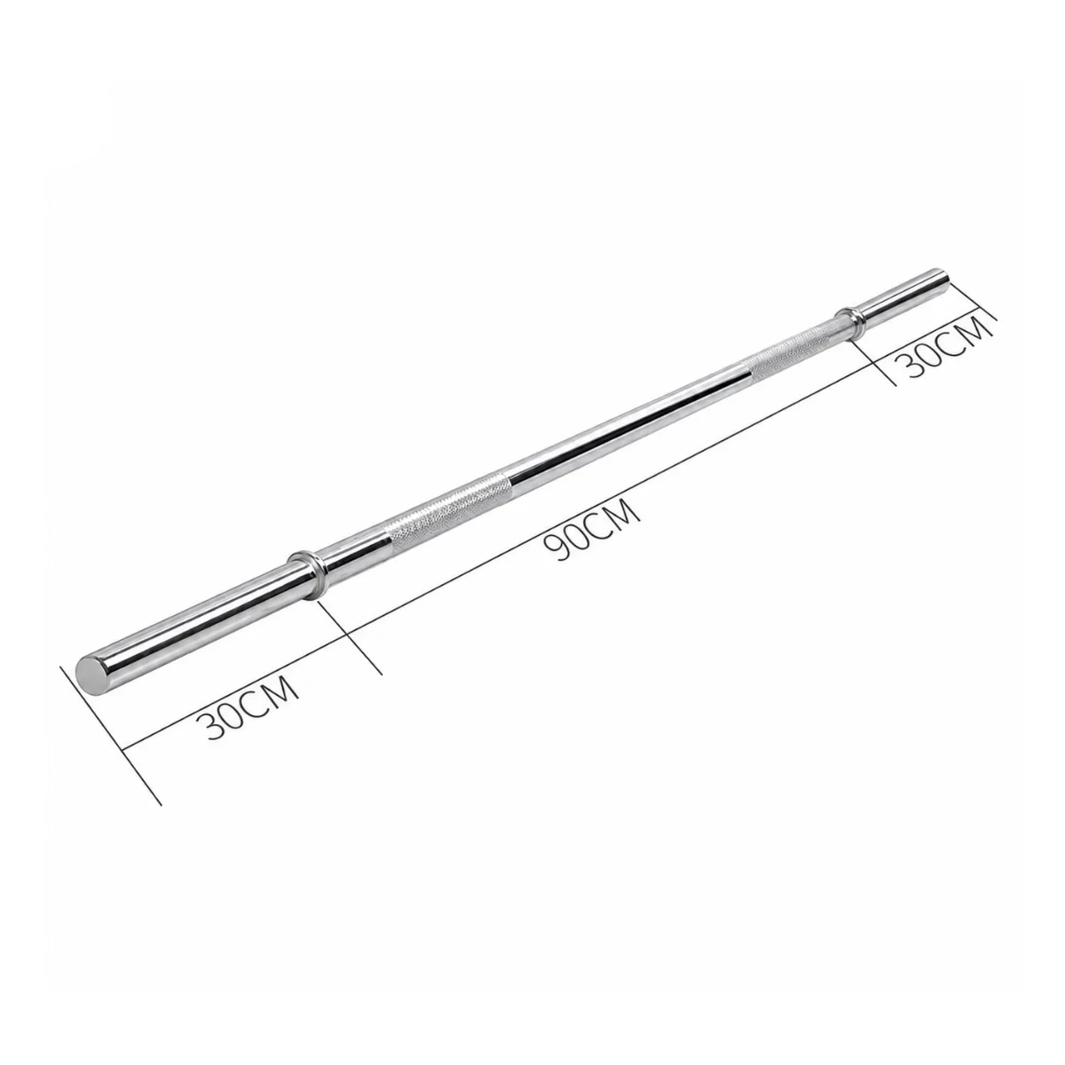 Standard Size 1.5m Bar Flat Barbell
