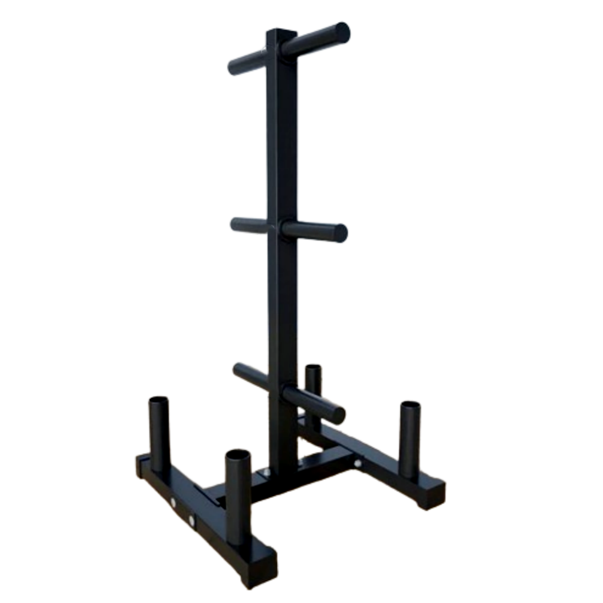 Bumper Weights Rack with 4 barbell holders