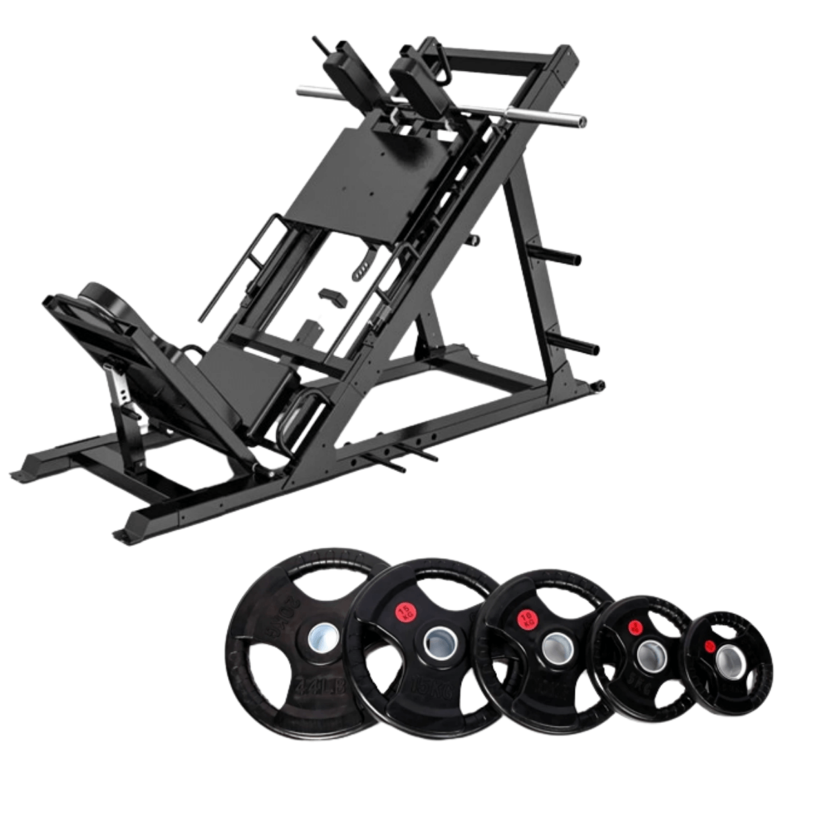 Commercial Leg Press Machine with 80KG Weights