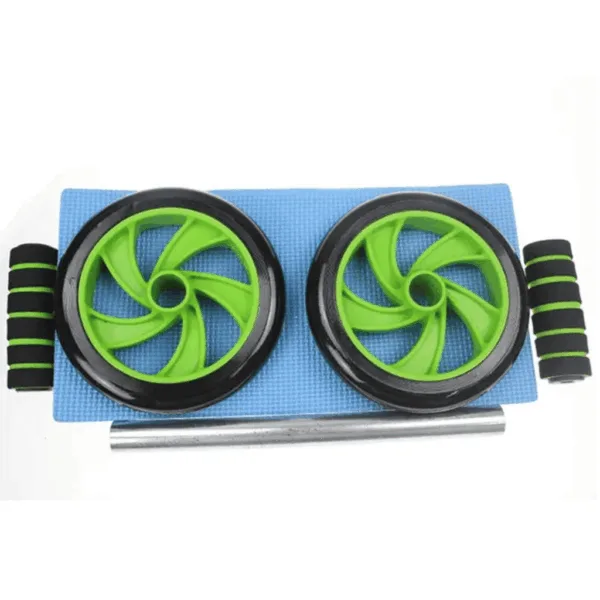 Double wheels AB roller