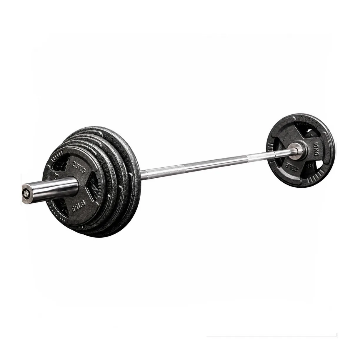 110KG Metal Weights with 20KG Olympic Barbell