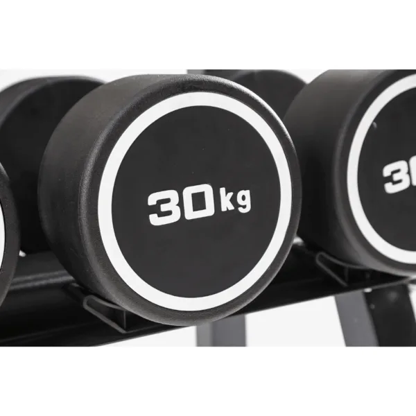 Lift heavy with our 30kg Round Dumbbell, designed for challenging strength exercises.