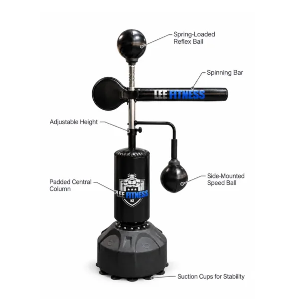 All-in-one Boxing Speed Ball with Spinning Bars02