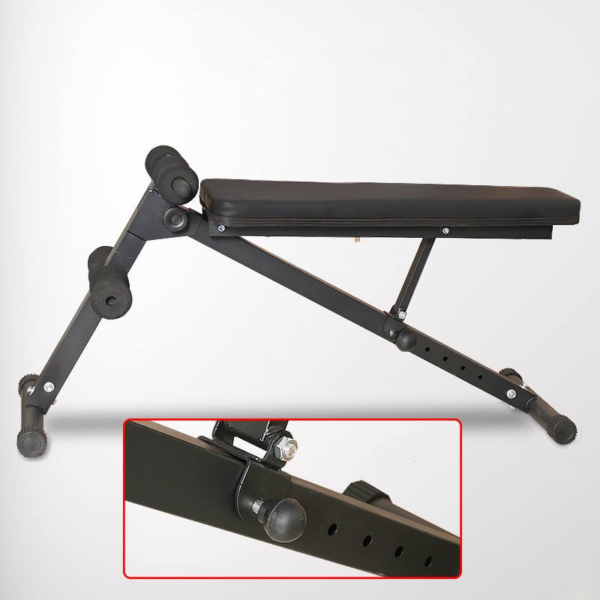 Adjustable flat weight bench