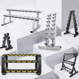 Three Tier 10 Pair Dumbbell Rack