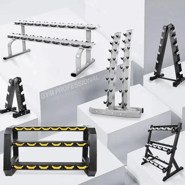 Three Tier 10 Pair Dumbbell Rack