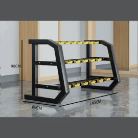 Three Tier 10 Pair Dumbbell Rack