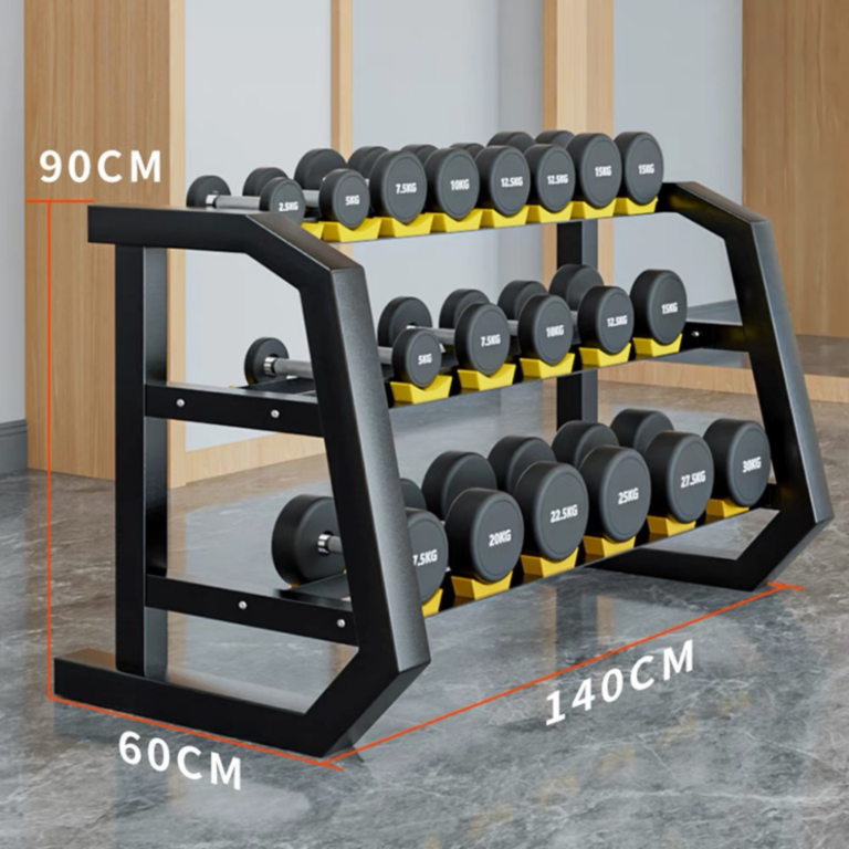 Dumbbell Weights Set with Rack