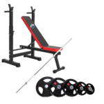 Bench with Barbell Set for a complete strength session.