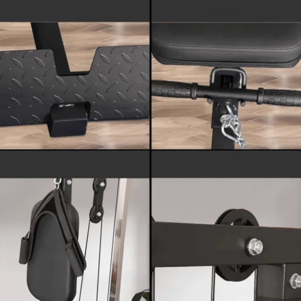 details of the lat pull down machine