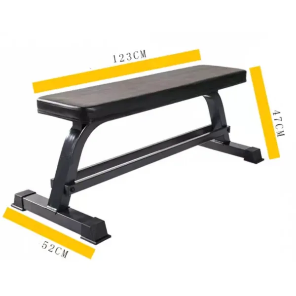 size of the flat bench
