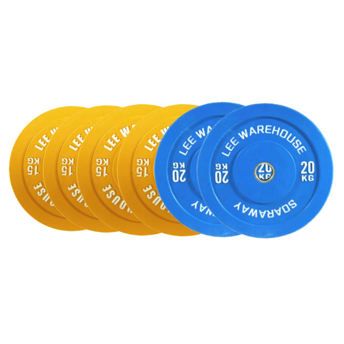 100KG Bumper Weight Plates