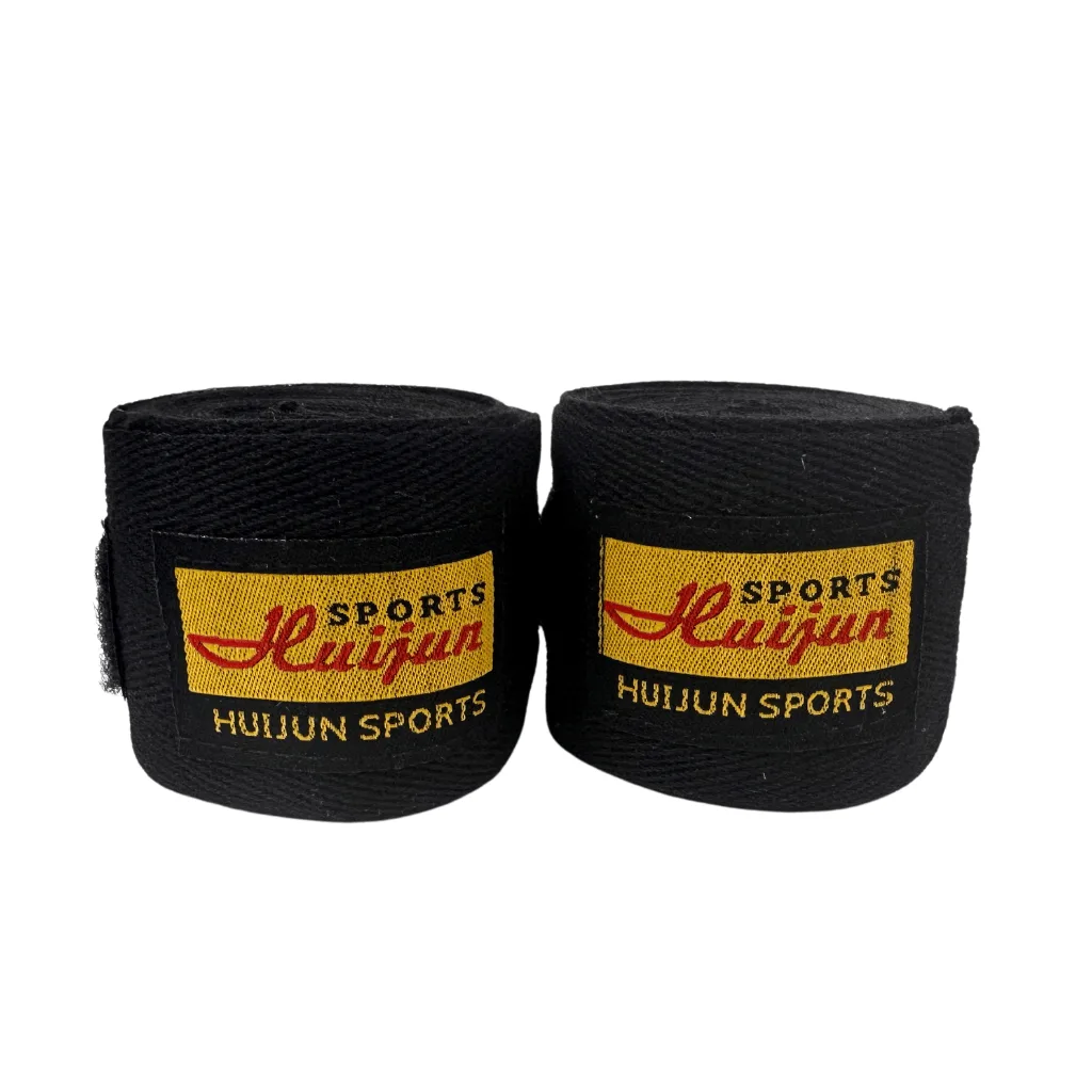 Black Boxing Wrap Sleek and reliable wraps for intense workouts.