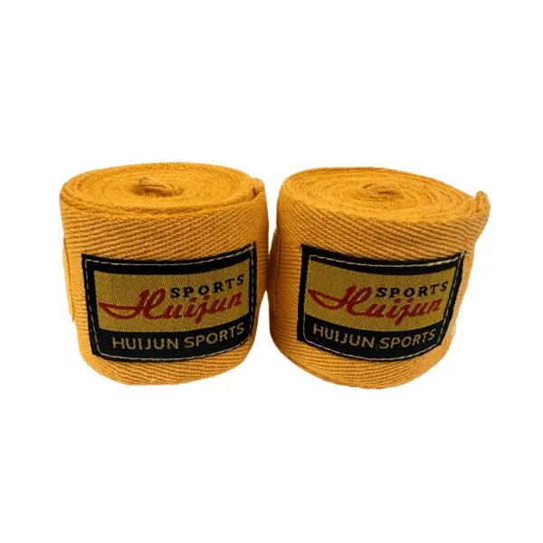 Yellow Boxing Wrap Stylish wrist support for enhanced boxing sessions.