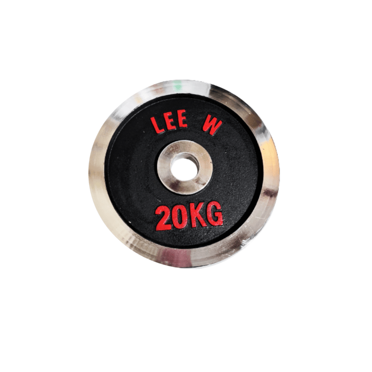 Weight Plates in Red Chrome 50mm